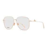DIOR Metal Aviator Eyeglass Frames Women's Matte Rose Gold