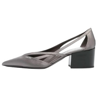 PRADA Chunky Heel High Heels 5.5cm Women's Gray