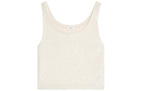 CELINE Sequins Embroidered Tank Top