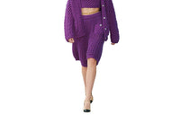 CHANEL Casual Shorts Women's Purple