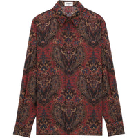 SAINT LAURENT Paisley Shirt