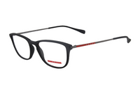 PRADA - Rectangular Eyeglass Frames Women's Black