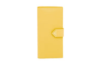 PRADA Saffiano Leather Wallet Women's Yellow
