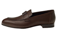 HERMES Paris Loafers Men's Dark Brown