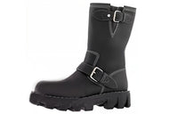 LOUIS VUITTON Knee-high Boots Men's Black