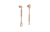 HERMES Earrings Women's Rose Gold