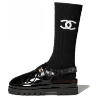 CHANEL Ankle Boots Women's Black
