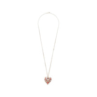 CHANEL 2016 Cc Heart Rhinestone Necklace