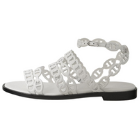 HERMES Roman Sandals Women's White