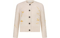DIOR Lion-intarsia Knitted Cardigan