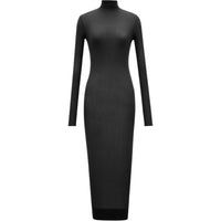 SAINT LAURENT Long Sleeved Dress Women's Black