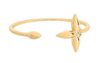 LOUIS VUITTON Louisette Bangles Women's Gold