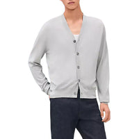 HERMES FW24 Sweater Men's White Gray