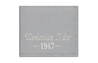 DIOR Grained Calfskin Wallet Men's Gray