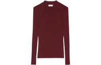 SAINT LAURENT Cashmere Sweaters Men Burgundy