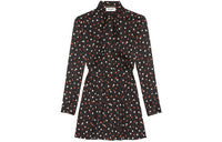 SAINT LAURENT Long-Sleeved Dresses Women's Multicolor