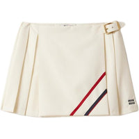 MIU MIU Pleated Mini Skirt