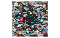 CHANEL Silk Scarves Women's Black