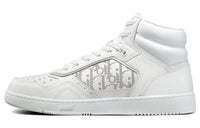 DIOR High-Top Skateboard Shoes Men's White
