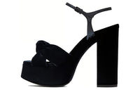 SAINT LAURENT Bianca Strap Sandals Women's Black