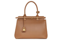 CELINE Soft Calfskin Handbag Women's Brown