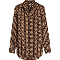 CELINE Romy Lavallière Long Sleeve Shirt