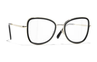 CHANEL Alloy Butterfly Eyeglass Frames Women's