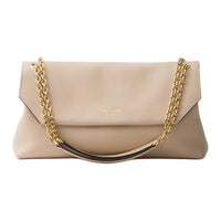 PRADA Leather Portable Crossbody Bag Shoulder Bag Women's Travertine