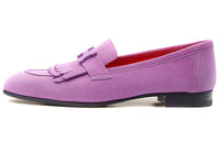 HERMES Royal Casual Single Shoes Women's Parma Purple