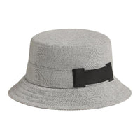 HERMES Linen Cotton Bucket Hats Men's Gray