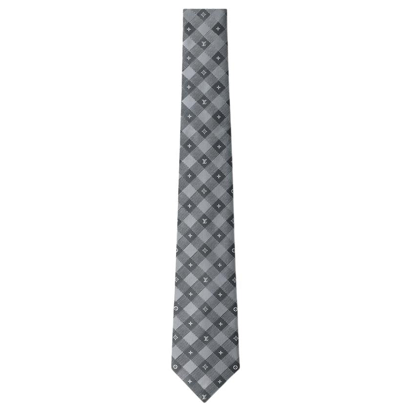 LOUIS VUITTON Monogram Checks Tie