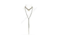 CHANEL Necklaces Women's Gold