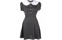 MIU MIU Short Sleeved Dress Women's Black