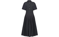 DIOR Short-Sleeved Dresses Women's Blue