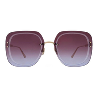DIOR Square Sunglasses Women's Yellow