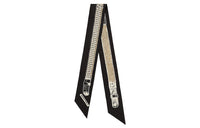 HERMES Silk Scarves Women's Black