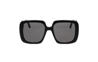 DIOR Square Sunglasses Women's Black