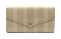 LOUIS VUITTON Patent Leather Wallet Women's Leather Pink