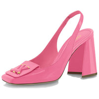 LOUIS VUITTON Shake Spool Heel High Heels Women's Pink