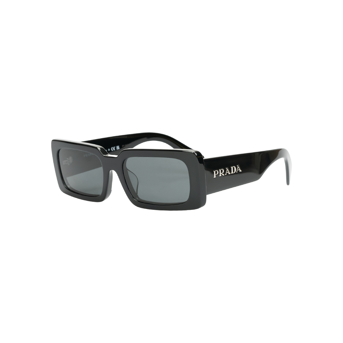 PRADA Acetate Rectangular Sunglasses Unisex