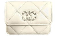 CHANEL 19Bag Wallet Crossbody Bag Shoulder Bag Women's White