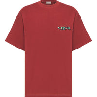DIOR T-Shirts Men Burgundy