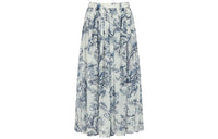 DIOR SS22 Casual Long Skirt Women's Blue