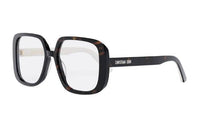 DIOR Irregular Shape Eyeglass Frames Women's Black