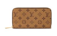 LOUIS VUITTON Zippy Canvas Wallet Women's Brown