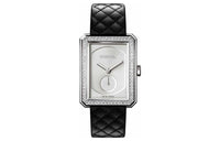 CHANEL BOY · FRIEND Wrist Watch Manual Mechanical Movement 18K Gold Strap White Dial Men's