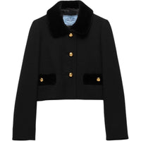 PRADA Button Up Cropped Jacket