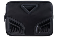 PRADA Nylon One Shoulder Backpack Crossbody Bag Regular Men's Black