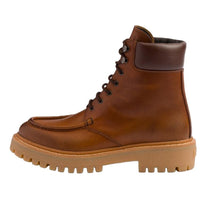 PRADA Cognac Ankle Boots 4.5cm Women's Brown