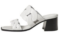 HERMES Stylish Sandals Women's White